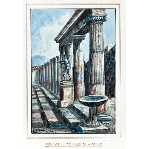 Sub.:1 - Lote: 11 -  Pompei-Tempio di Apollo