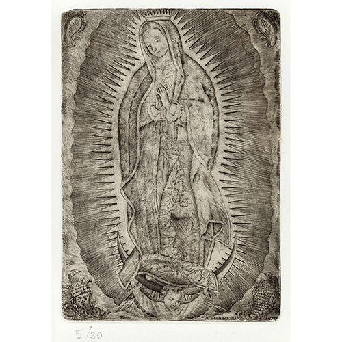 Sub.:10 - Lote: 7 -  Retrato de Nuestra Seora de Guadalupe de Mxico