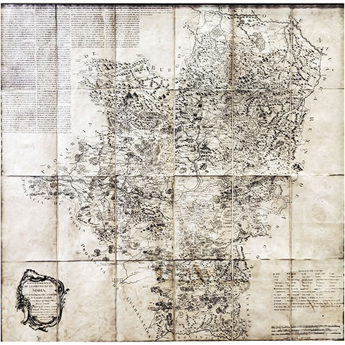 Sub.:11 - Lote: 17 - TOMS LPEZ DE VARGAS MACHUCA (Madrid, 1730-1802) Cartografa del municipio de Soria