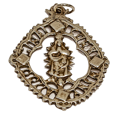 Sub.:12 - Lote: 91436 -  Medalla en plata del s. XVII con representacin de Inmaculada. Peso: 25 gr