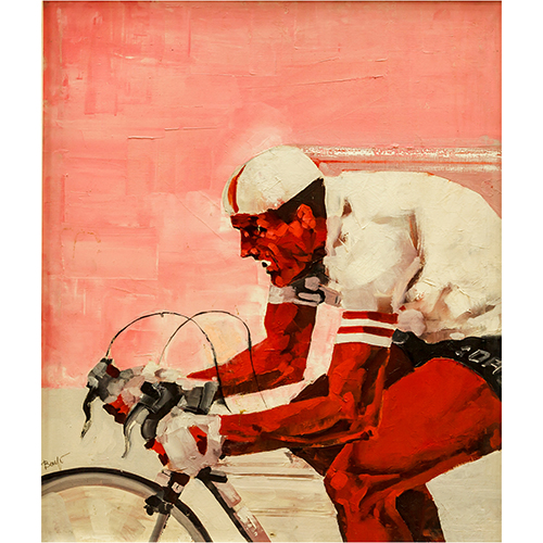 Sub.:13 - Lote: 68 - NATALIO BAYO (pila, Zaragoza, 1945) Vuelta ciclista