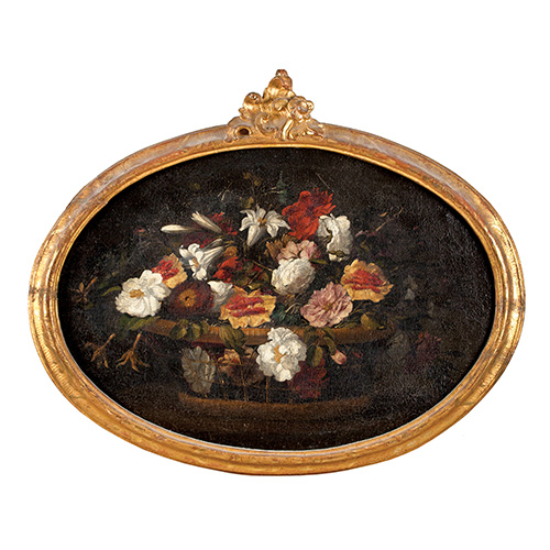 Sub.:15 - Lote: 115 - ATRIBUIDO A NICOLS BAUDESSON (Troyes,1611-Pars,1680) Cestas con flores