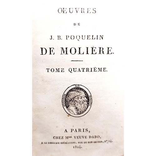 Sub.:19 - Lote: 2074 -  Oeuvres de J.B. Poquelin Moliere