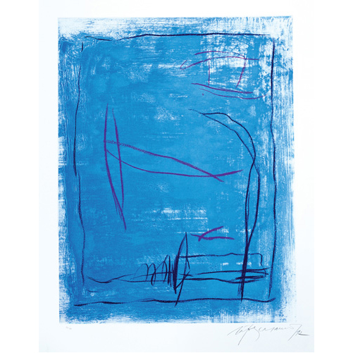 Sub.:2 - Lote: 40 - ALBERT-RAFLS CASAMADA (Barcelona, 1923-2009) Espacio azul