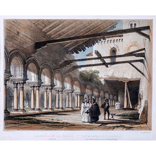 Sub.:20 - Lote: 156 - GENARO PREZ VILLAAMIL (1807-1854) Claustro de la catedral de Burgos