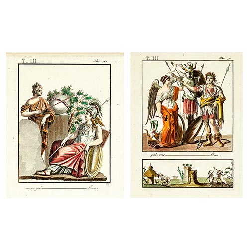 Sub.:26 - Lote: 9 - TOMMASO PIROLI (Roma, 1752 - 1824) Escenas mitolgicas