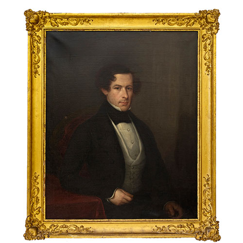 Sub.:29 - Lote: 101 - JOS GUTIRREZ DE LA VEGA (Sevilla, 1791 - Madrid, 1865) Retrato de caballero