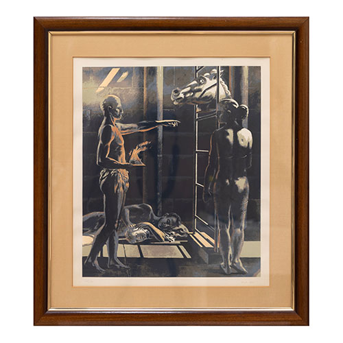 Sub.:31 - Lote: 36 - JORGE GAY MOLINS (Zaragoza, 1950) Obra grfica numerada y firmada a lpiz 107/180