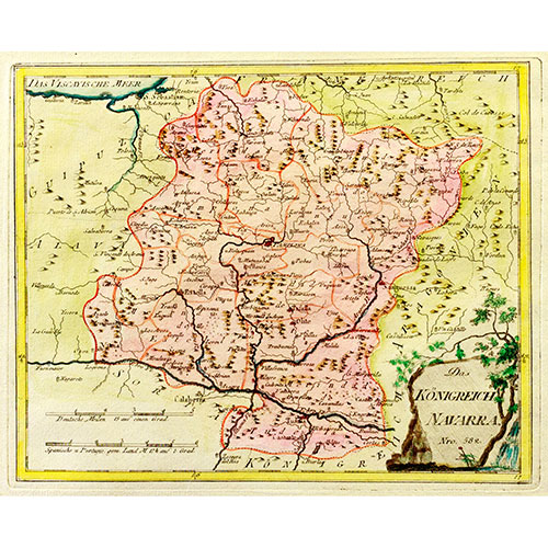 Sub.:9 - Lote: 9 - FRANZ J.J. REILLY (1766-1820); A. FRIEDRICH BSCHING, (1724-1793) REINO DE NAVARRA. DAS KNIGREICH NAVARRA. Viena, 1789