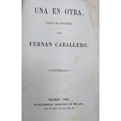 Sub.:1-On - Lote: 1433 -  Literatura. CABALLERO, F. Obras Completas: 