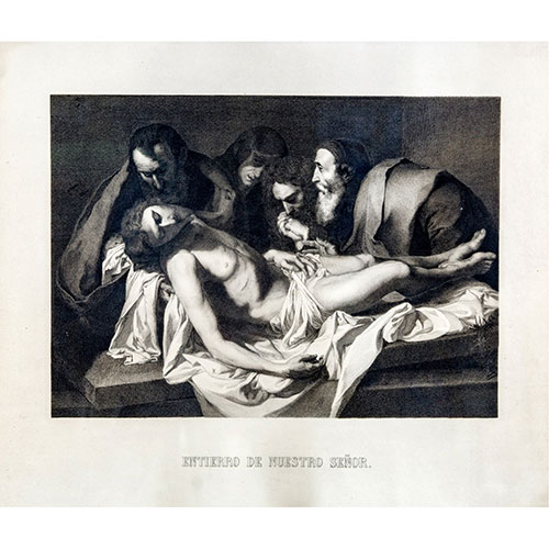 Sub.:1-On - Lote: 617 -  Grabado sobre obra de Caravaggio.