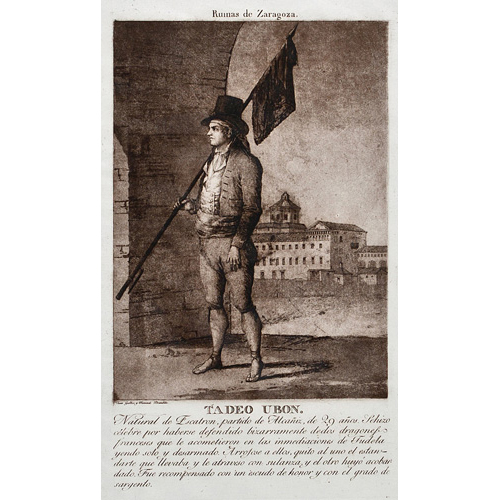 Sub.:1 - Lote: 151 - FERNANDO BRAMBILA (Italia, 1763 - Madrid, 1832) JUAN GLVEZ (Mora, Toledo, 1774-Madrid, 1847) Tadeo Ubon