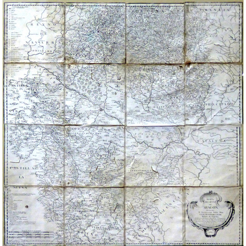 Sub.:1 - Lote: 127 - Thomas LOPEZ (1730-1802). Mapa del Reino de Arangn.
