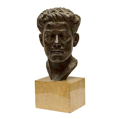Sub.:10-On - Lote: 1158 - DIEGO FRANCISCO BRETN GARCA LEERO (Toledo, 1898 - Zaragoza, 1970) Busto de hombre