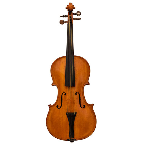 Sub.:10-On - Lote: 1165 -  Violn en madera con etiqueta interior: Copia de Antonius Stradivarius Cremonenfis. Falta una cuerda, s. XX.