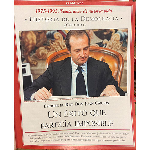 Sub.:10-On - Lote: 1257 -  Historia de la Democracia, 1975-1995