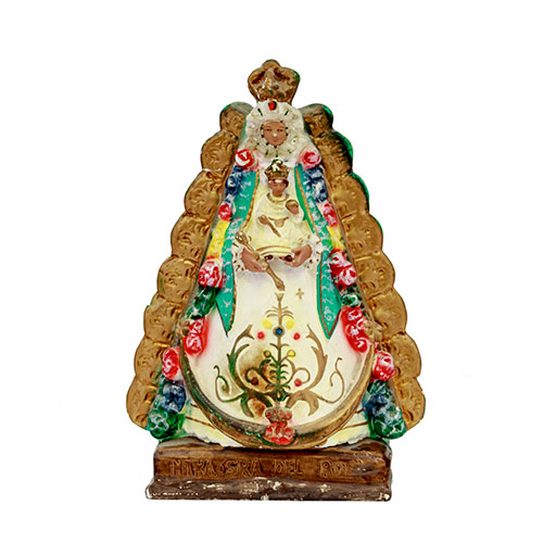 Sub.:10-On - Lote: 478 -  Virgen del Roco en escayola policromada