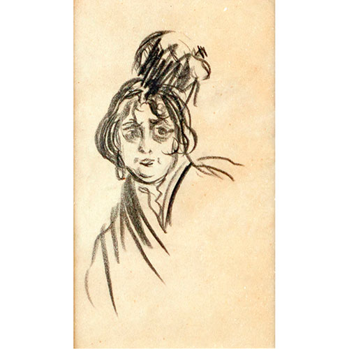 Sub.:11-On - Lote: 298 - JOSEP TATARET BALASCH (1888 - �?) Gitana (1930) y Hombre con sombrero (1932)