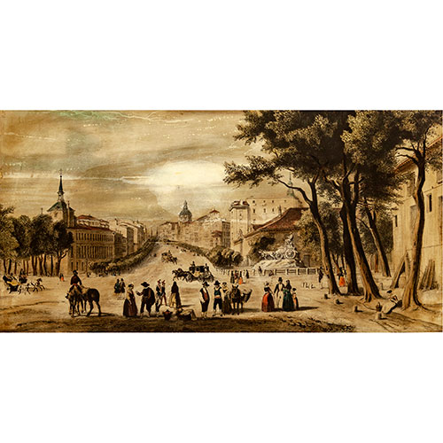 Sub.:11-On - Lote: 332 -  Vista de la antigua calle Alcal�