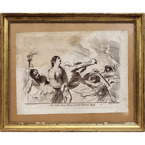 Sub.:11-On - Lote: 329 - GIOVANNI OTTAVIANI (Italia,1735 - 1808) Ex Collectione Tomae Ienkis Pictoris Angli