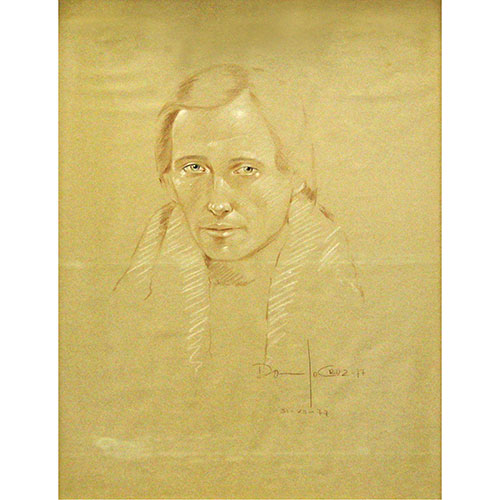 Sub.:11-On - Lote: 291 - ESCUELA ESPA�OLA S. XX Retrato masculino