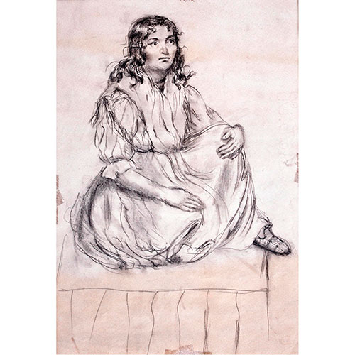 Sub.:11-On - Lote: 287 - ESCUELA ESPA�OLA, CA. 1900 Gitana