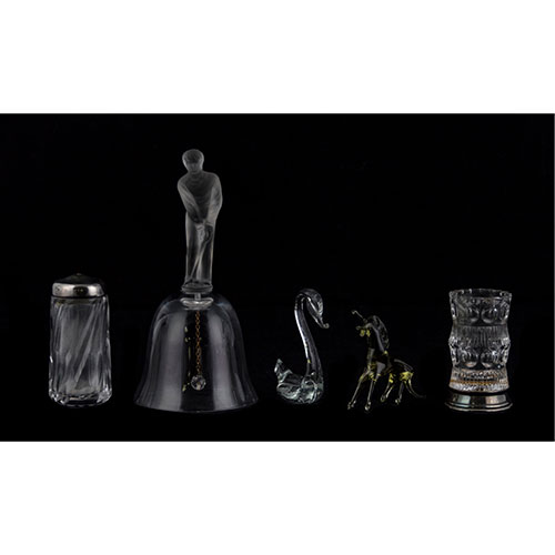 Sub.:11-On - Lote: 223 -  Lote de 5 piezas de cristal