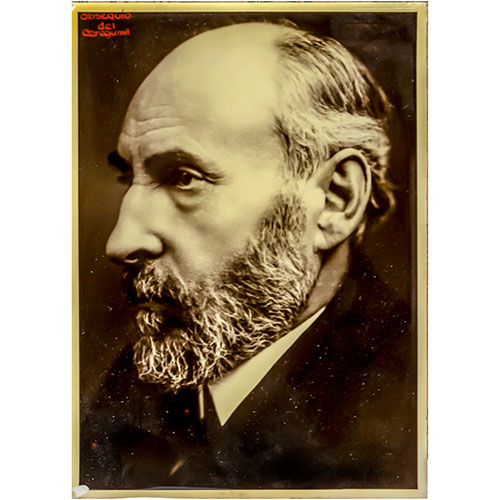 Sub.:11 - Lote: 443A -  Azulejo con impresin fotografca de Ramn y Cajal.
