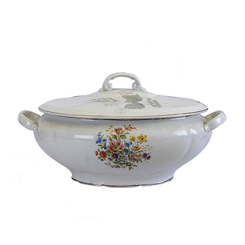 Sub.:12-On - Lote: 314 -  Sopera en cer�mica con tapa asociada