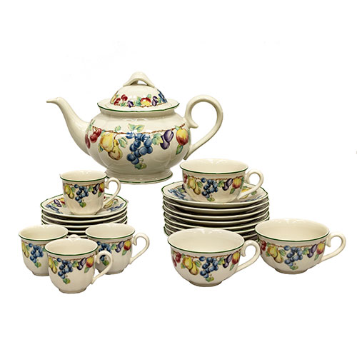 Sub.:12-On - Lote: 222 -  Juego incompleto de caf� y t� de Villeroy Boch