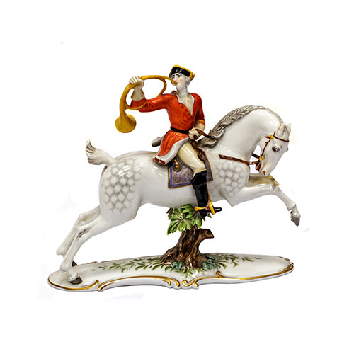 Sub.:12-On - Lote: 246 -  Figura de caballo en porcelana alemana Rossenthal