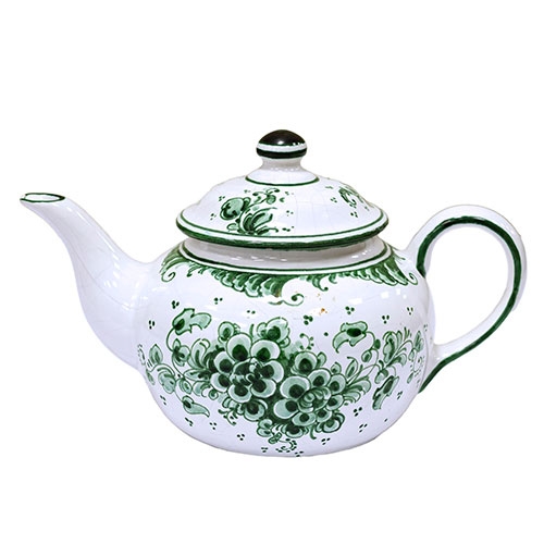 Sub.:12-On - Lote: 307 -  Cafetera en cer�mica de manises con sello en la base.