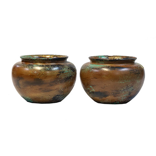 Sub.:12-On - Lote: 327 -  Pareja de cuencos en cer�mica de Manises. Faltas.