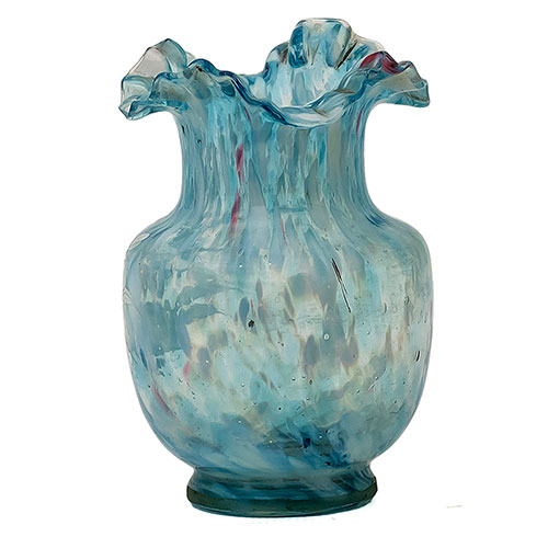 Sub.:12-On - Lote: 214 -  Peque�o jarr�n en cristal de Murano.