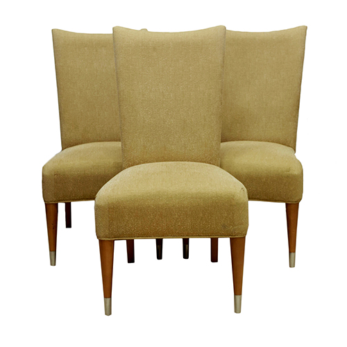 Sub.:13 - Lote: 1344 -  Conjunto de 8 sillas tapizadas en 