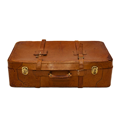 Sub.:14-On - Lote: 1642 -  Maleta de viaje en cuero.