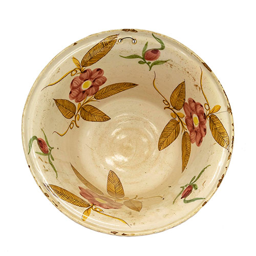 Sub.:14-On - Lote: 344 -  Cuenco en cer�mica de Manises con decoraci�n floral