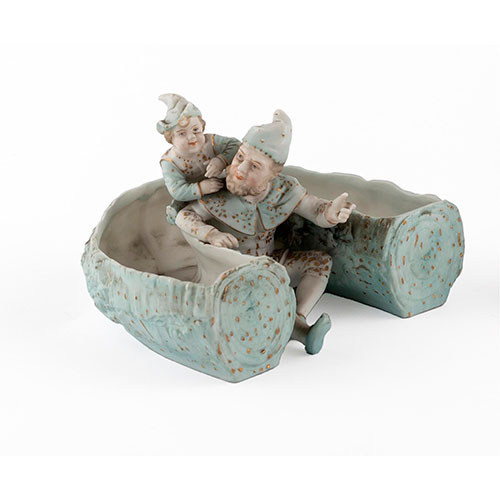 Sub.:14-On - Lote: 1265 -  Figura biscuit con representaci�n de gnomo.