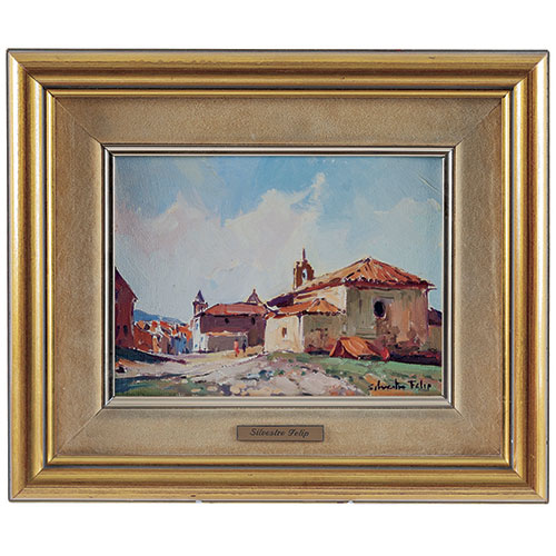 Sub.:14-On - Lote: 953 - SILVESTRE FELIP (S. XX) Ermita de Castavieja, Toledo