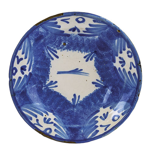 Sub.:14-On - Lote: 345 -  Plato realizado en cer�mica de Manises.