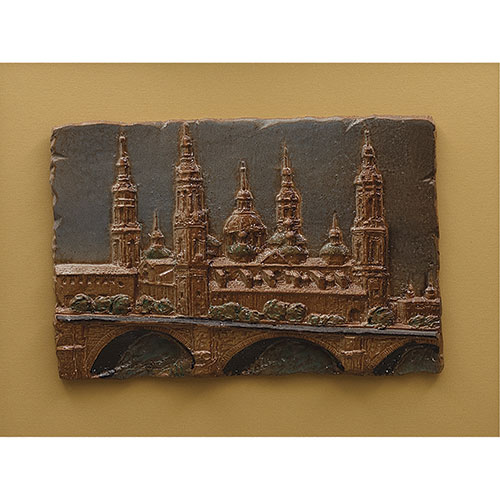 Sub.:14-On - Lote: 321 -  Vista del Pilar desde el Puente de Piedra