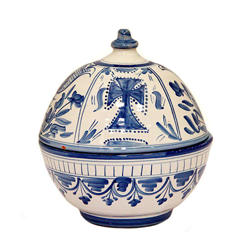 Sub.:14-On - Lote: 320 -  Pila bautismal en cer�mica de Muel