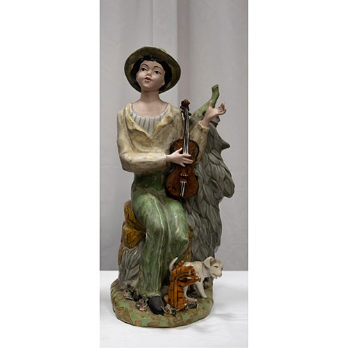 Sub.:14-On - Lote: 322 -  Dama con viol�n