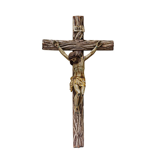 Sub.:14-On - Lote: 1684 -  Crucifijo en estuco.