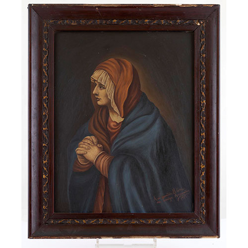 Sub.:14-On - Lote: 964 - ESCUELA ESPAOLA S. XX Dolorosa