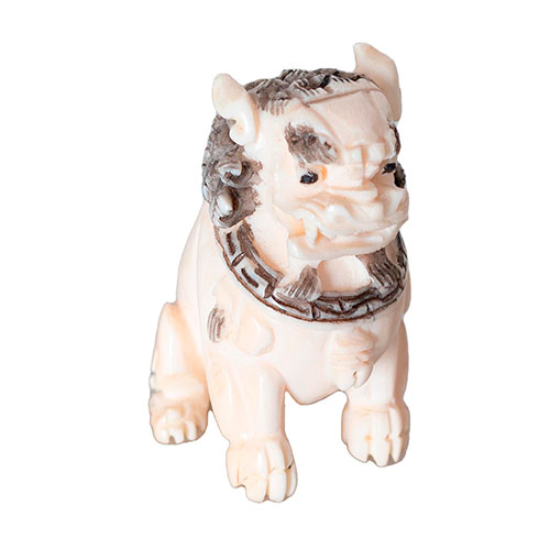 Sub.:14-On - Lote: 1687 -  Le�n de fo en marfil