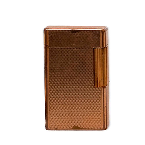 Sub.:14-On - Lote: 1733 -  Encendedor Dupont de caballero plaque oro punta de diamante funcionando