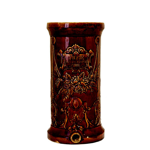 Sub.:14-On - Lote: 315 -  Filtro de cer�mica vidriada con inscripci�n 