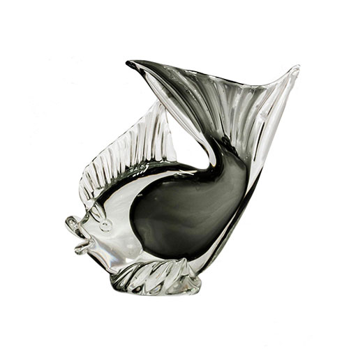 Sub.:14-On - Lote: 1428 -  Figura de pez en cristal