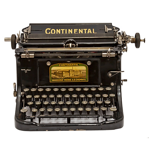Sub.:14 - Lote: 1352 -  Mquina de escribir Continental.